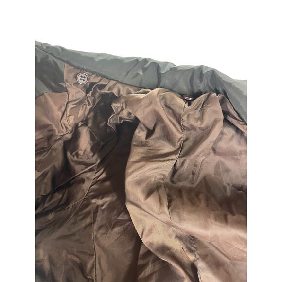 Girls Brown Red Button Down Polyester Jacket Coat Youth - Picture 4 of 10